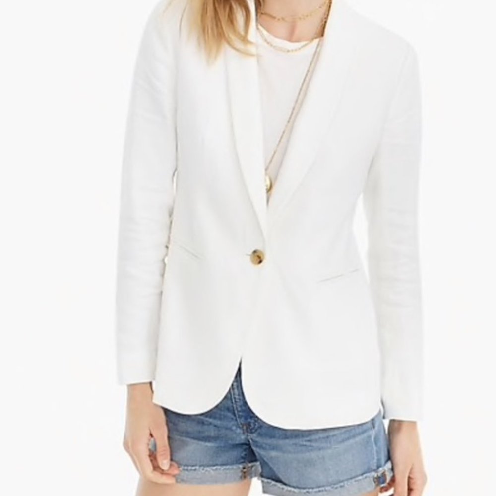 J.Crew Parke Blazer in Stretch Linen NWT